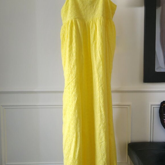 NWT The Drop Women's Shyla Cotton Eyelet Maxi Dress - Picture 3 of 3